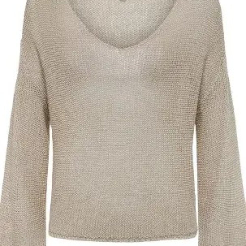 L’AGENCE | Ethan Knit Pullover | Taupe | Size L | Acrylic/Nylon | NWT